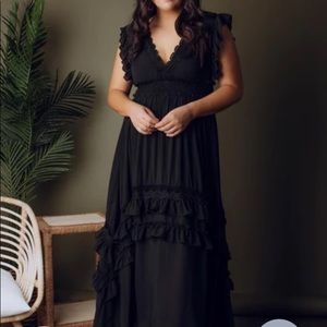 Baltic Born Jasmine Ruffle Maxi Dress